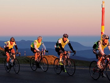 cycling on the Great Alpine Road