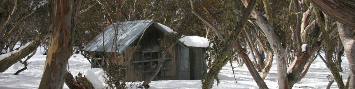Nature-Huts-Winter-Cattlemen'sHut-4x1 Dinner Plain, Cattlemen's Huts
