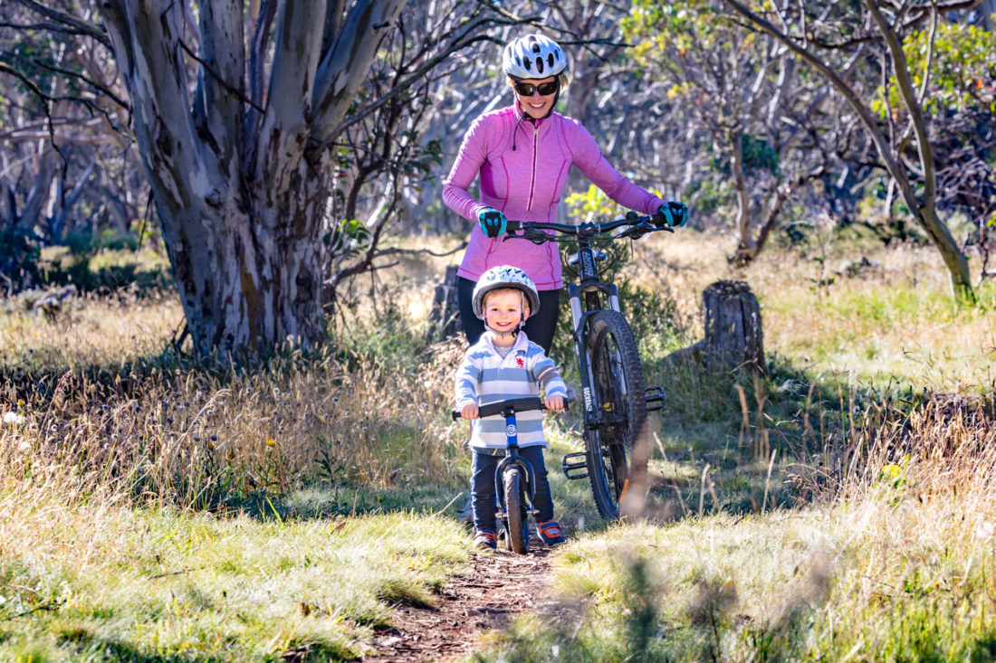 Baxters Run mountain bike trail at Dinner Plain