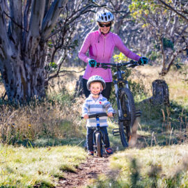 Baxters Run mountain bike trail at Dinner Plain