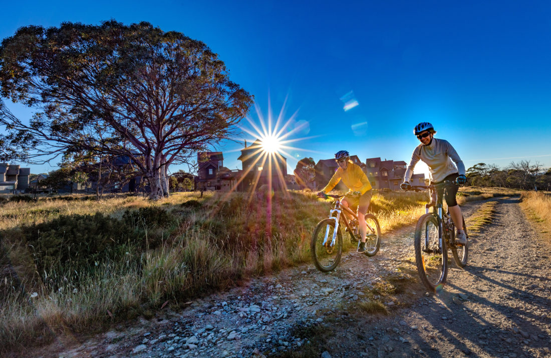 Collectors Cirque mountain bike trail at Dinner Plain