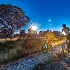 Collectors Cirque mountain bike trail at Dinner Plain