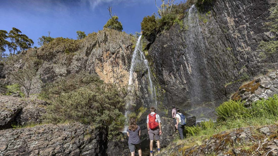 Base of Carmichael Falls, Dinner Plain