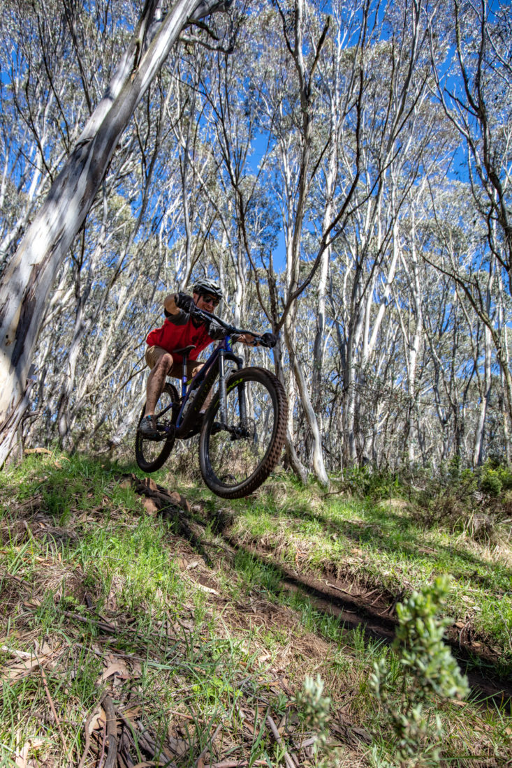 The High Mile mountain bike track at Dinner Plain