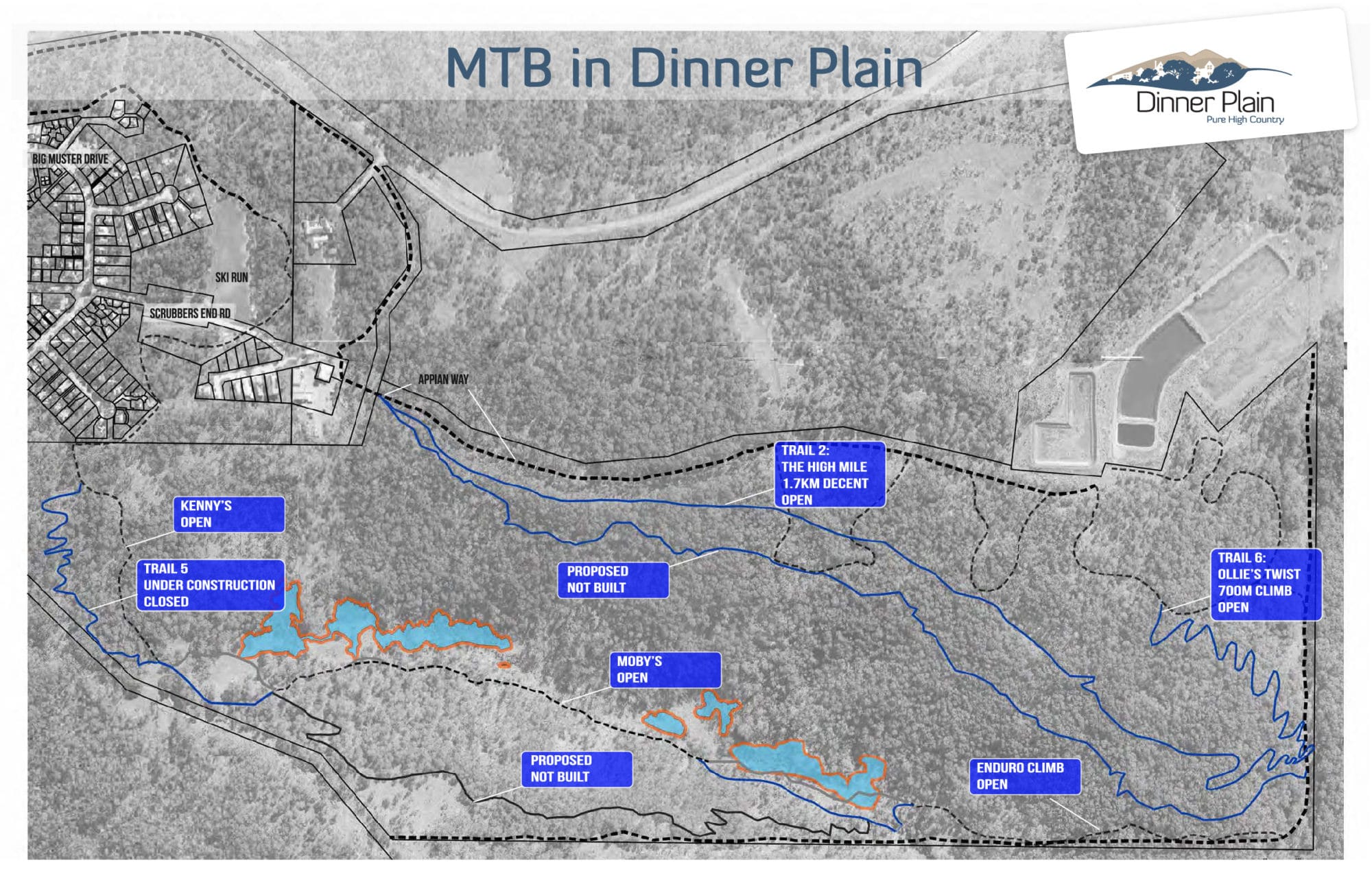 Mountain Bike Riding in the High Country Dinner Plain